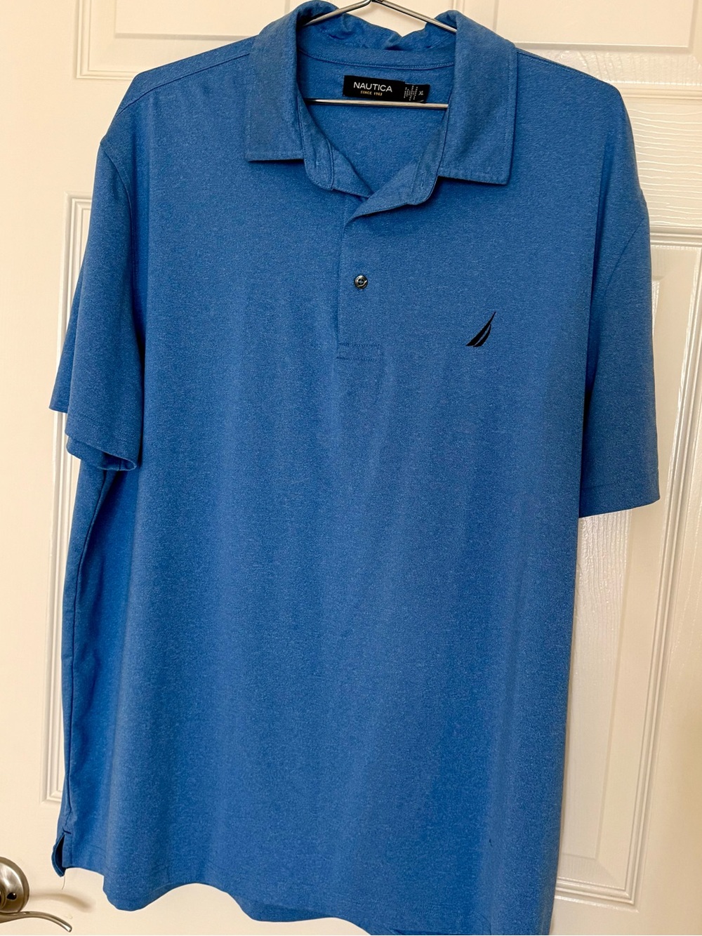 Nautica Men’s Deep Blue Polo with Sail Logo